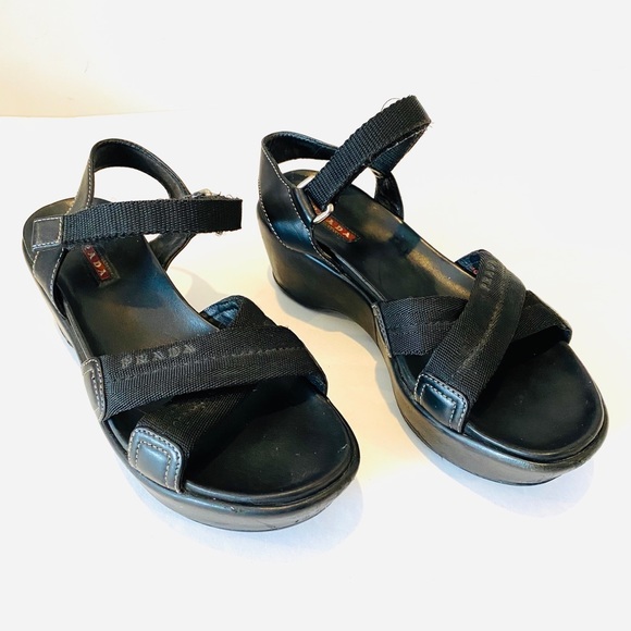 PRADA Platform Chunky Sandals - Picture 2 of 8